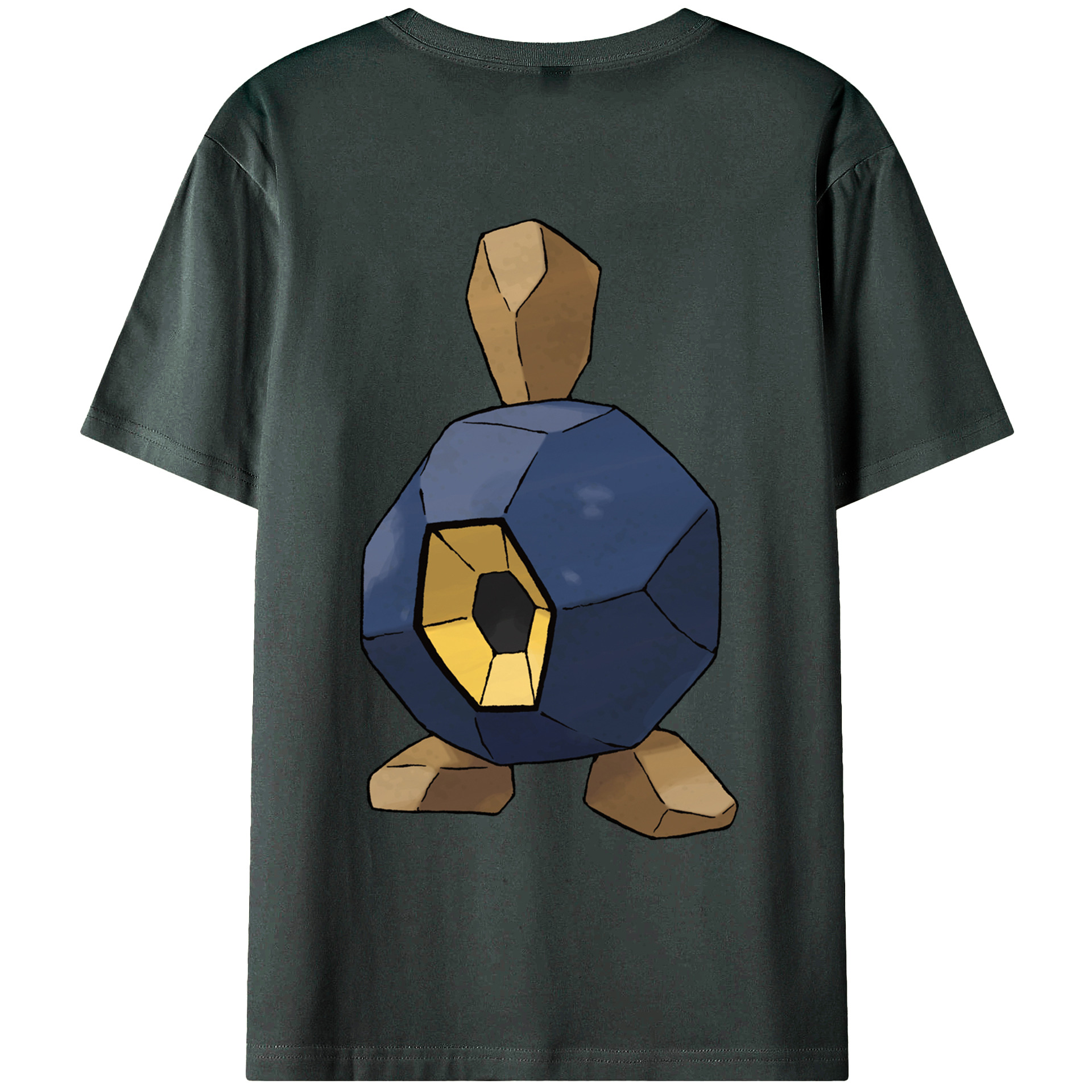 （画像用） ポケットモンスター Pokémon 綿100％ メンズ半袖Tシャツ（バックプリント） 通気性